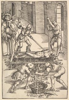 Martyrdom of St. Lawrence, ca. 1505. Creator: Hans Baldung