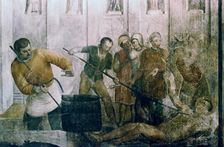 Martyrdom of St Laurence mid 15th century. Artist: Fra Angelico