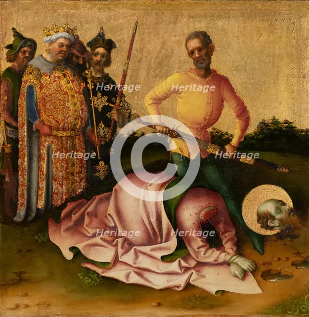 Martyrdom of St Paul, after 1435. Creator: Stephan Lochner.