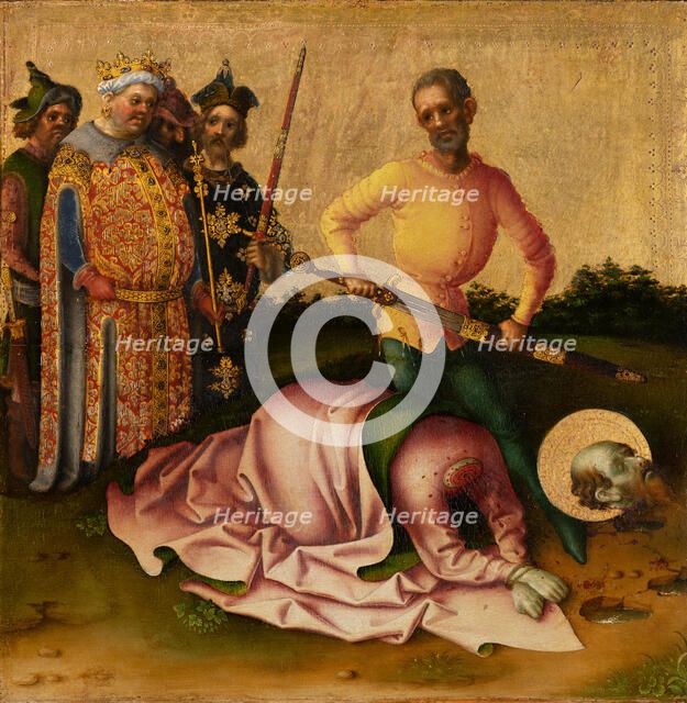 Martyrdom of St Paul, after 1435. Creator: Stephan Lochner.