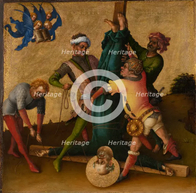 Martyrdom of St Peter, after 1435. Creator: Stephan Lochner.