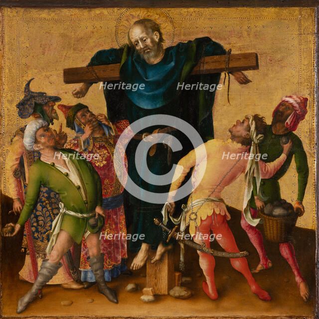 Martyrdom of St Philip, after 1435. Creator: Stephan Lochner.