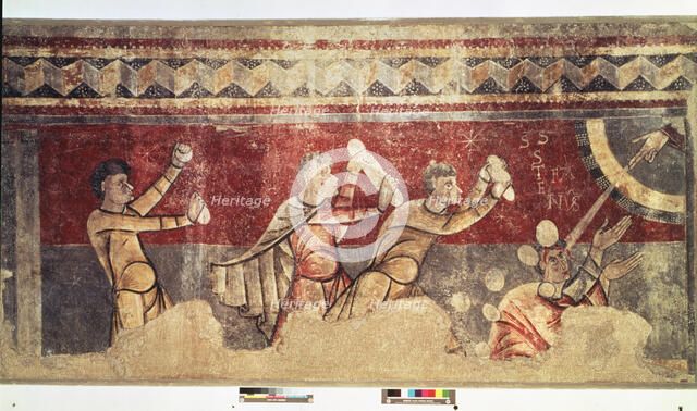 Martyrdom of St. Stephen, mural painting from the Church of Sant Joan de Boi.