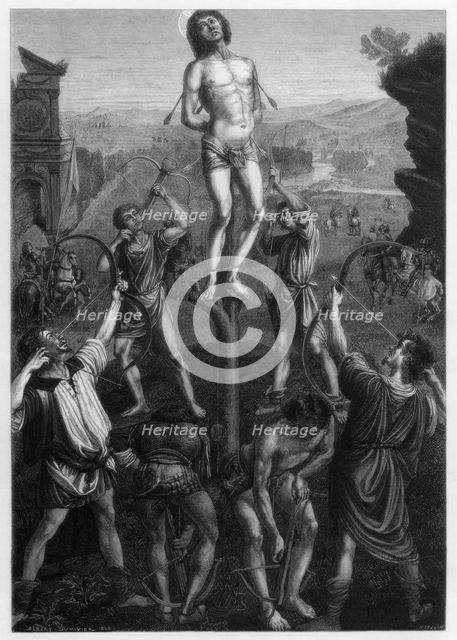 'Martyrdom of St Sebastian', 1473-1475 (1870). Artist: Hotelin