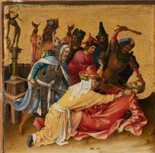 Martyrdom of St Thomas, after 1435. Creator: Stephan Lochner