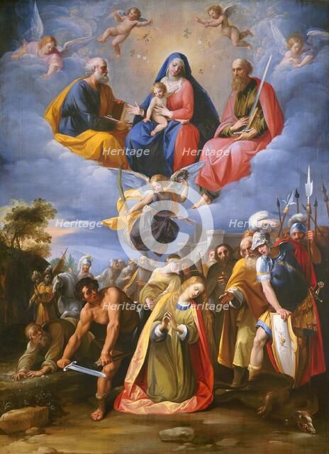 Martyrdom of Saint Margaret, c. 1608/1611. Creator: Giuseppe Cesari.