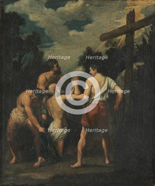 Martyrdom of Saint Andrew, 1600s. Creator: Unknown.