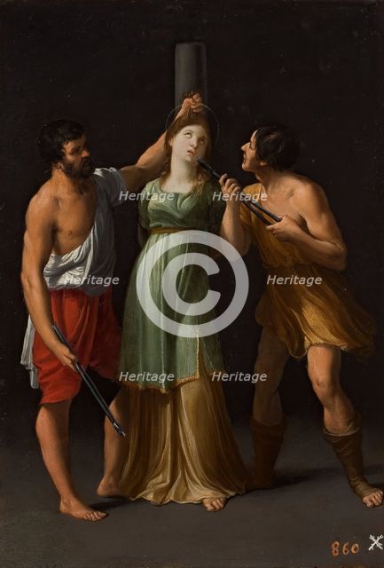 Martyrdom of Saint Apollonia, between 1600 and 1603. Creator: Guido Reni.