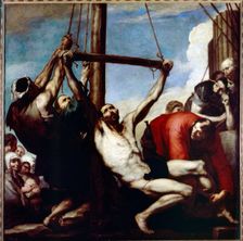 Martyrdom of Saint Bartholomew 17th century. Creator: Ribera, José (1591-1652)