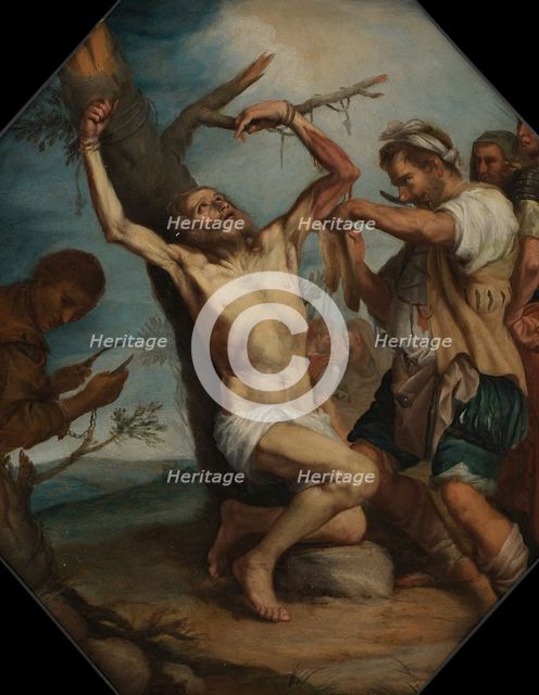 Martyrdom of Saint Bartholomew, c1640s. Creator: Unknown.