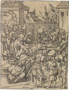 Martyrdom of Saint Bartholomew. From the series Martyrdom of the Twelve Apostles, c. 1520. Creator: Cranach, Lucas, the Elder (1472-1553)