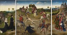 Martyrdom of Saint Hippolytus (Triptych), after 1468. Artist: Goes, Hugo, van der (1435-1482)