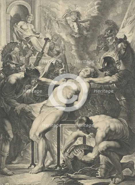 Martyrdom of Saint Lawrence, 1621. Creator: Lucas Vorsterman.