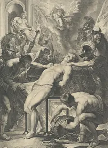 Martyrdom of Saint Lawrence, 1621. Creator: Lucas Vorsterman