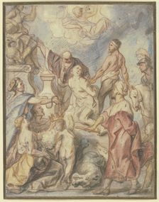 Martyrdom of Saint Quirinus of Malmedy, before 1673. Creator: Jacob Jordaens I