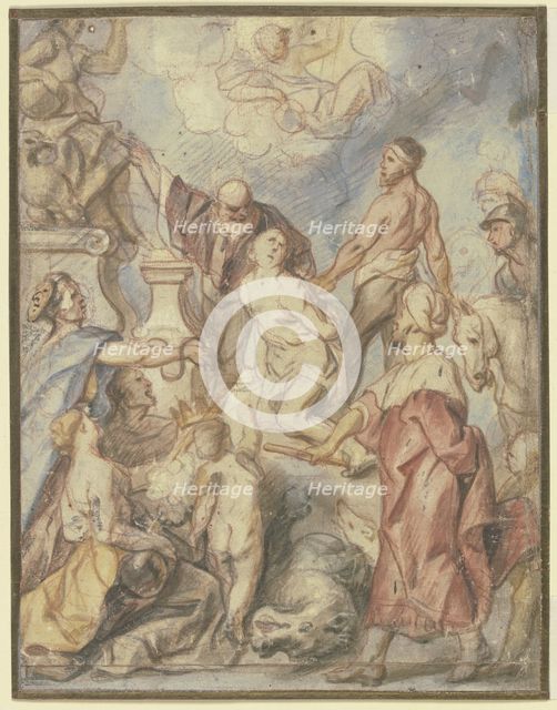 Martyrdom of Saint Quirinus of Malmedy, before 1673. Creator: Jacob Jordaens I.