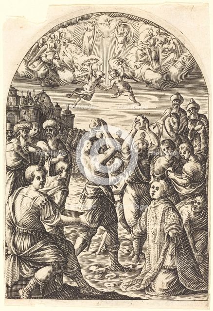 Martyrdom of Saint Stephen, 1608/1611. Creator: Jacques Callot.