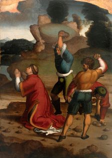 Martyrdom of Saint Stephen, c1534. Creator: Juan Correa de Vivar
