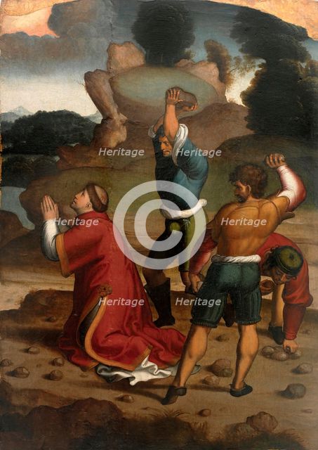 Martyrdom of Saint Stephen, c1534. Creator: Juan Correa de Vivar.