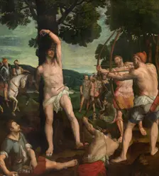 Martyrdom of Saint Sebastian, 1575. Creator: Michiel Coxie