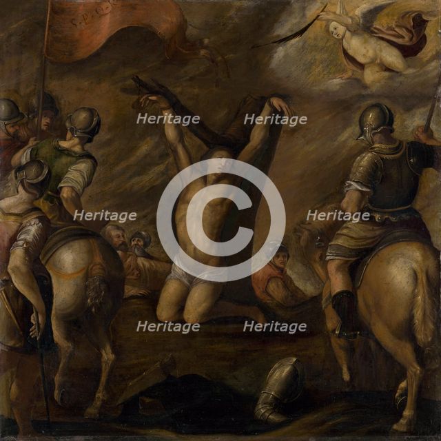 Martyrdom of Saint Sebastian, 1600-1700. Creator: Unknown.