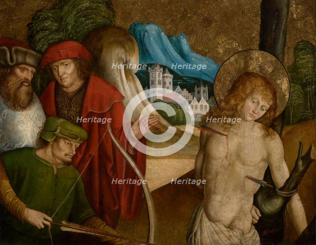Martyrdom of Saint Sebastian, between 1500-1510. Creator: Master of Sigmaringen.