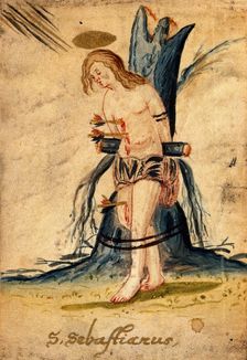 Martyrdom of Saint Sebastian. Creator: Unknown