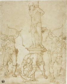 Martyrdom of Saint Sebastian, n.d. Creator: Bartholomeus Spranger