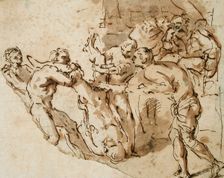 Martyrdom of Saint Simon, between c1638 and c1646. Creator: Giovanni Lanfranco