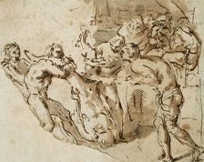 Martyrdom of Saint Simon, between c1638 and c1646. Creator: Giovanni Lanfranco