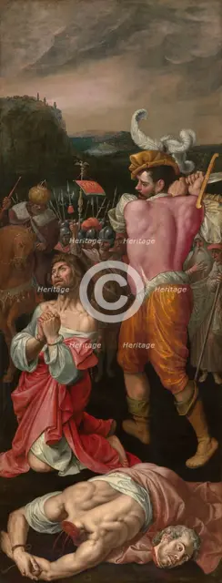 Martyrdom of saints Cosmas and Damianus, c1570-1590s. Creator: Ambrosius Francken I.