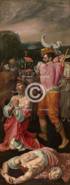 Martyrdom of saints Cosmas and Damianus, c1570-1590s. Creator: Ambrosius Francken I.