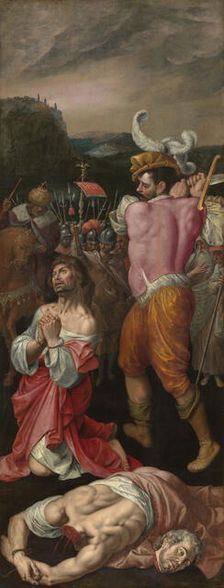 Martyrdom of saints Cosmas and Damianus, c1570-1590s. Creator: Ambrosius Francken I