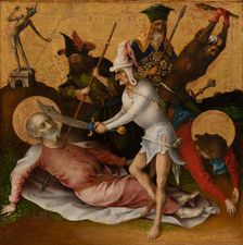 Martyrdom of Saints Simon and Judas, after 1435. Creator: Stephan Lochner