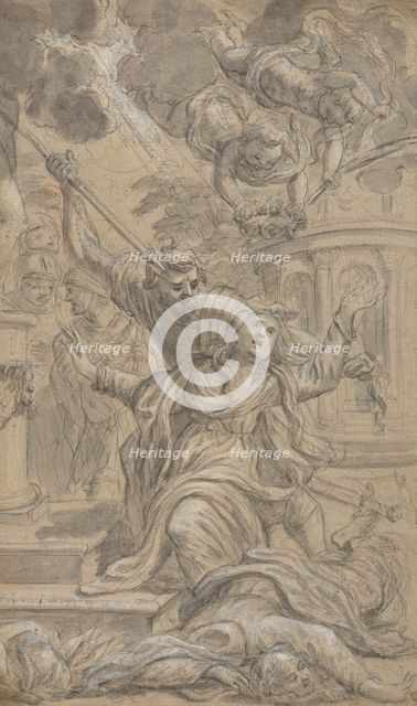 Martyrdom of Two Female Saints, 1625-1704. Creator: Cosimo Ulivelli.