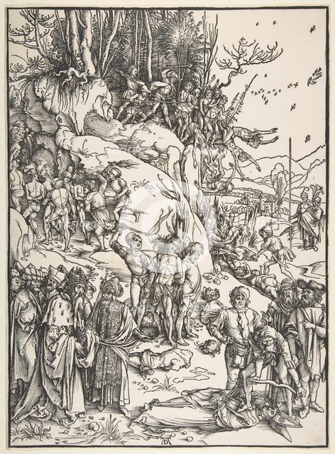 Martyrdom of the Ten Thousand.n.d. Creator: Albrecht Durer.