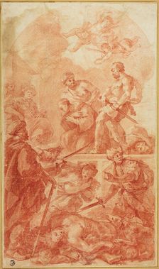 Martyrdom Scene, n.d. Creators: Antonio Molinari, Luca Giordano