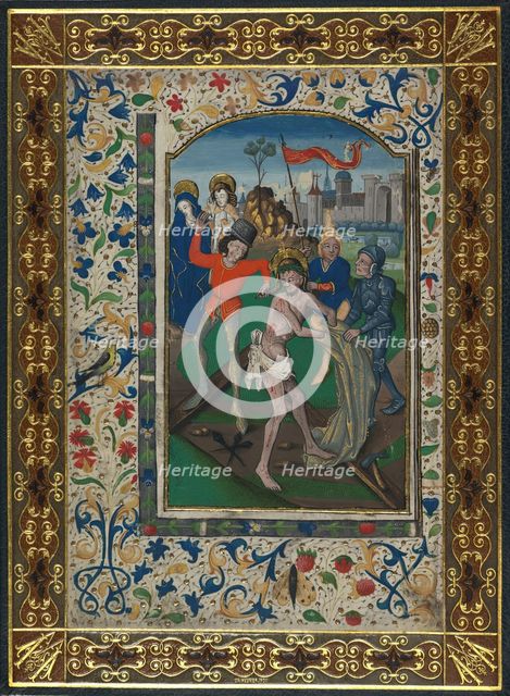 Martyrdom scene, early 15th century. Creator: Unknown.