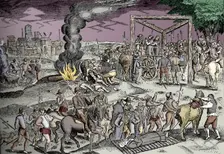 Martyrs at Smithfield, London, c1600 (1904)