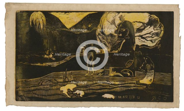 Maruru (Offerings of Gratitude), from the Noa Noa Suite, 1893/94. Creator: Paul Gauguin.
