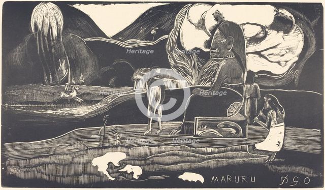 Maruru (Thank You), 1894/1895. Creator: Paul Gauguin.