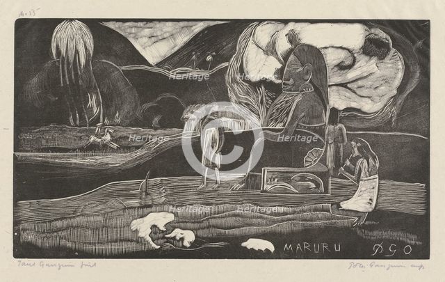 Maruru (Thank You), 1894/1895. Creator: Paul Gauguin.
