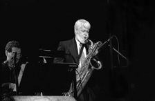Marvin Doc Holladay, JVC Capital Jazz Festival, Royal Festival Hall, London, 1988. Creator: Brian O'Connor
