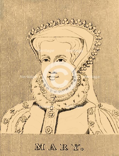 'Mary', (1516-1558), 1830. Creator: Unknown.