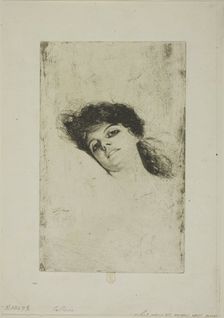 Mary, 1884. Creator: Anders Leonard Zorn