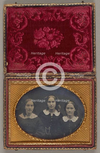 Mary Underwood, Olive Underwood and Susan Underwood, 1839/60. Creator: Unknown.