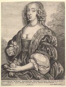 Mary Villiers, Dutchess of Lennox and Richmond, 1625-77. Creator: Wenceslaus Hollar