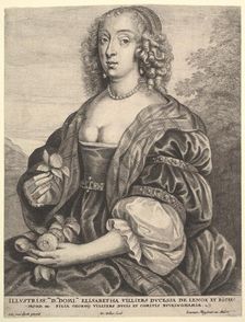 Mary Villiers, Dutchess of Lennox and Richmond, 1625-77. Creator: Wenceslaus Hollar