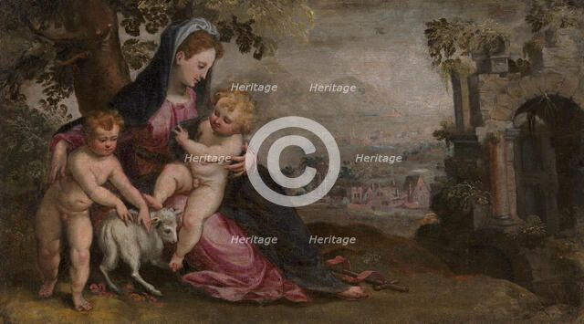 Mary with Jesus and John, 1503-1603. Creator: Lodewijk Toeput.