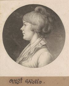 Mary Wright Sonntag Wells, 1802. Creator: Charles Balthazar Julien Févret de Saint-Mémin